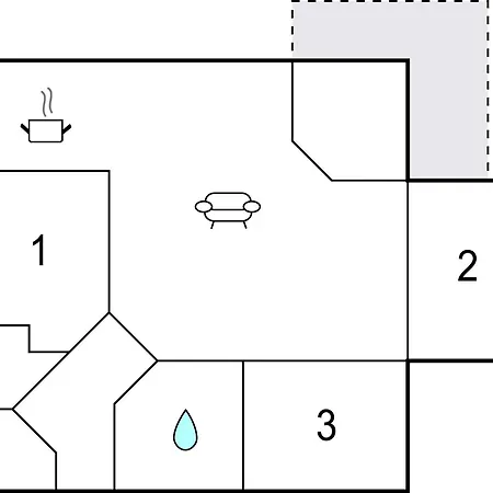 Three-bedroom In Сasa de vacaciones Grenå